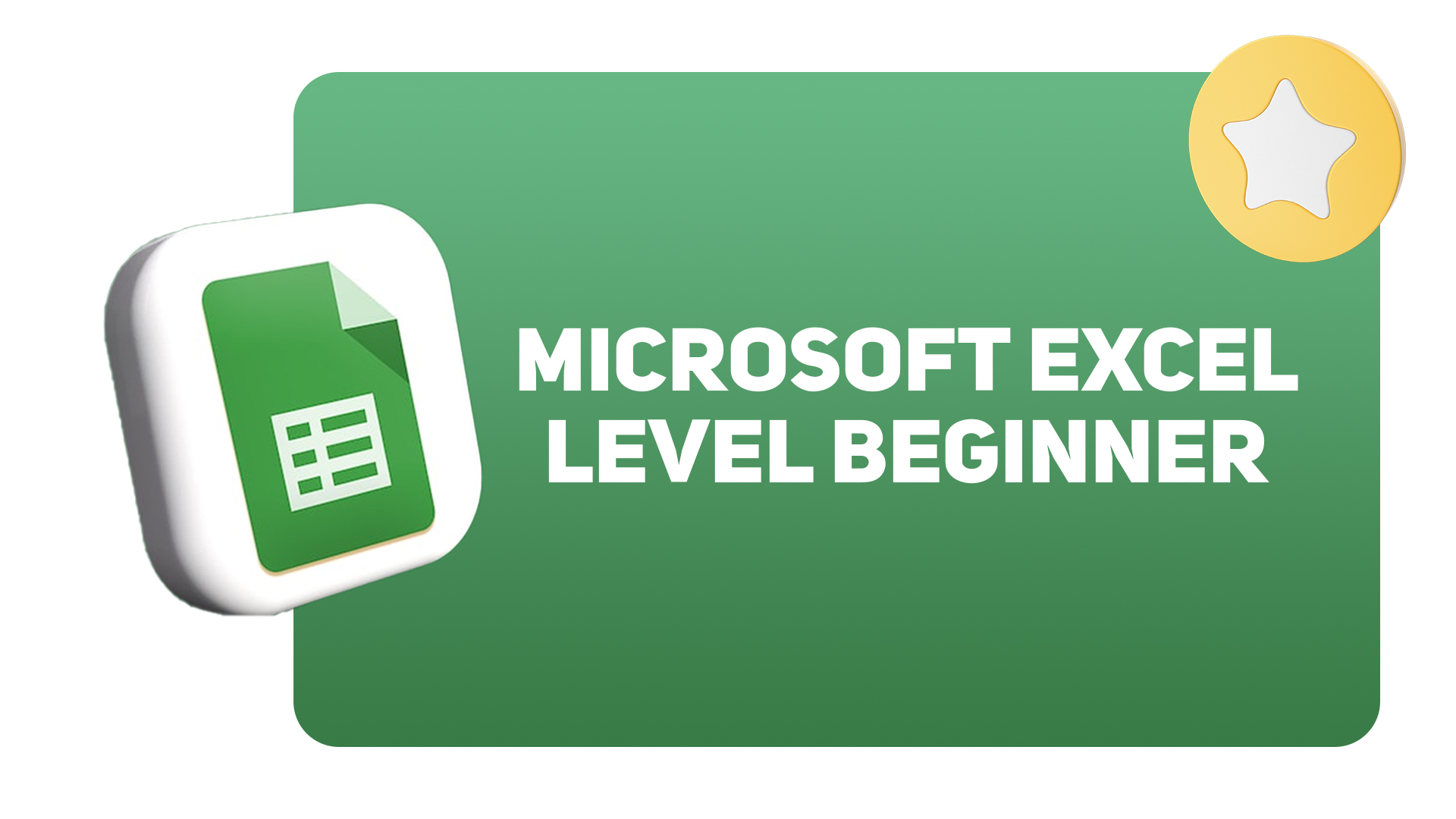 E Learning Microsoft Excel Level Beginner