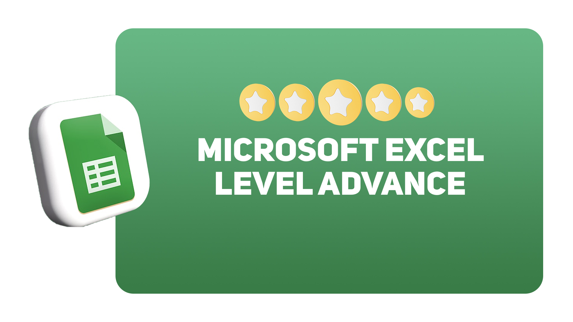 E Learning Microsoft Excel Level Advance